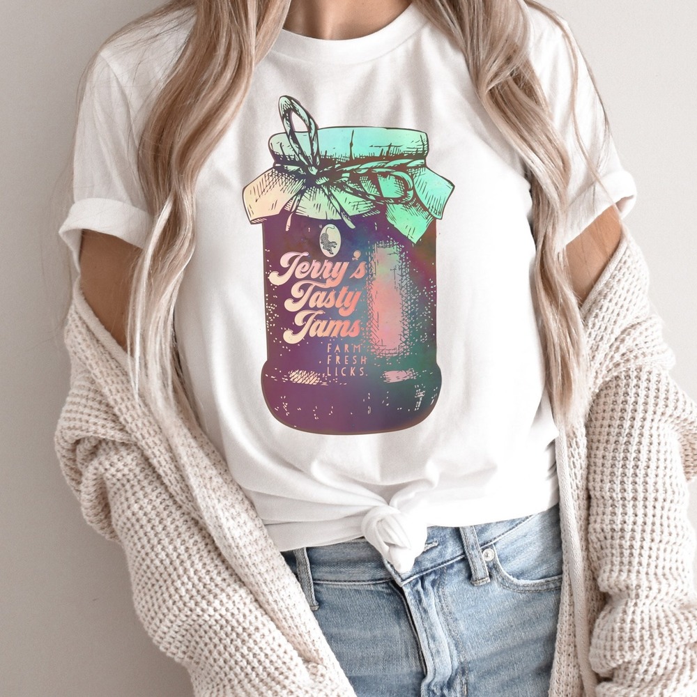 Jerry Garcia Inspired Tasty Jams Fresh Licks Grateful Dead Shirt